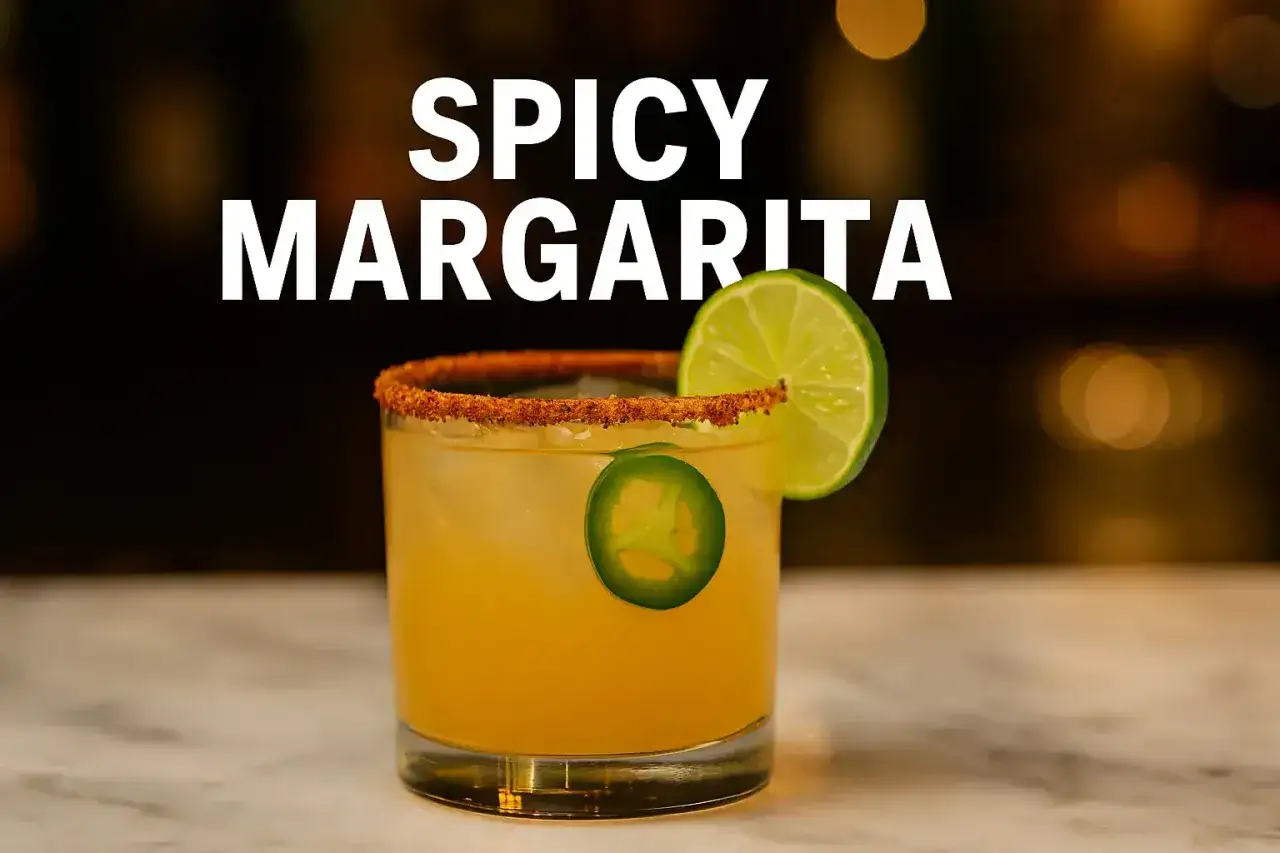 En kryddig margarita med jalapeño och lime, perfekt för en het kväll.